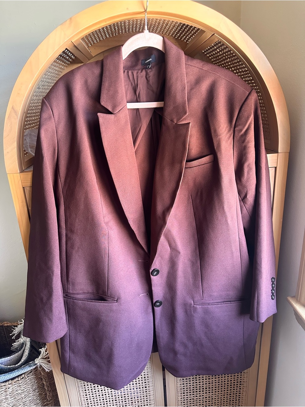 Express Women’s Burgundy Blazer
